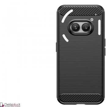 Carbon guminis dėklas - juodas (Nothing Phone 2A/Nothing Phone 2A Plus) Carbon guminis dėklas - juodas (Nothing Phone 2A/Nothing Phone 2A Plus)